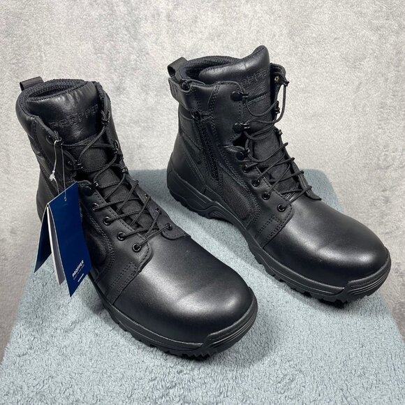 Propper Mens Size 15M Series 200 F4510 6" Side Zip Boot Vibram Outsole NWT Black - Picture 2 of 8